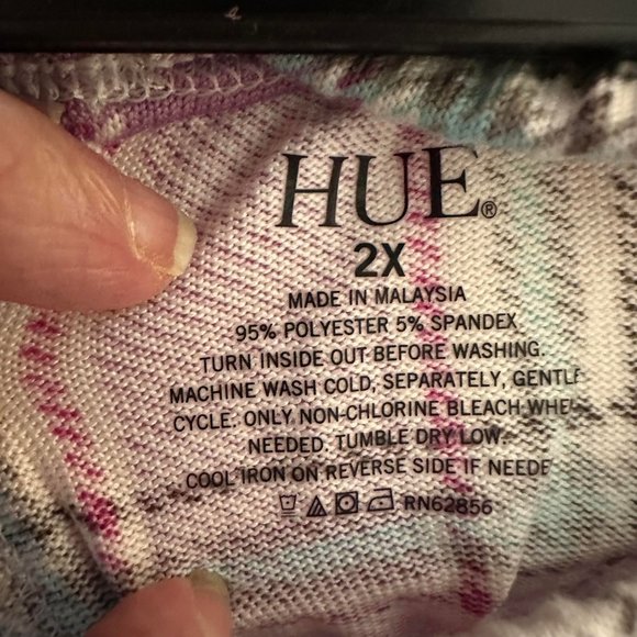 916 NWT Hue Plus Sleep lounge pants - Picture 7 of 7